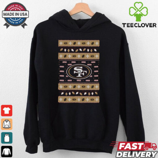San Francisco 49ers Holiday Lights Sweater  T Shirt