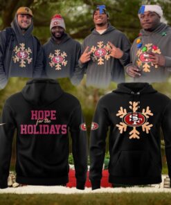 San Francisco 49ers Hope for the Holidays Fans Favorites Limited Hoodie Cap