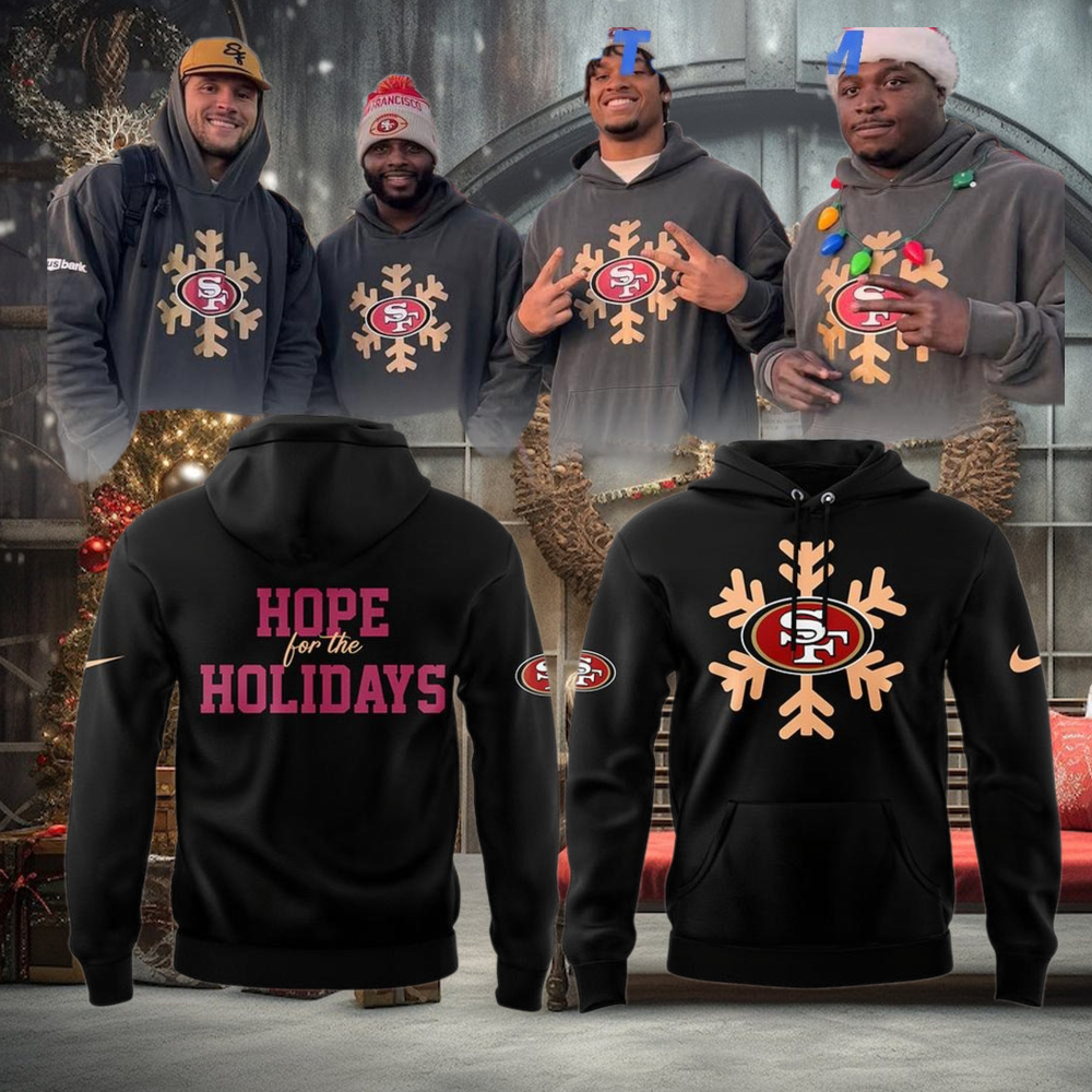 San Francisco 49ers Hope for the Holidays Fans Favorites Limited Hoodie Cap San Francisco 49ers Hope for the Holidays Fans Favorites Limited Hoodie Cap