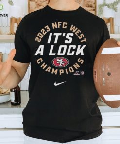 San Francisco 49ers It’s Lock NFC West Champions Nike 2023 Shirt