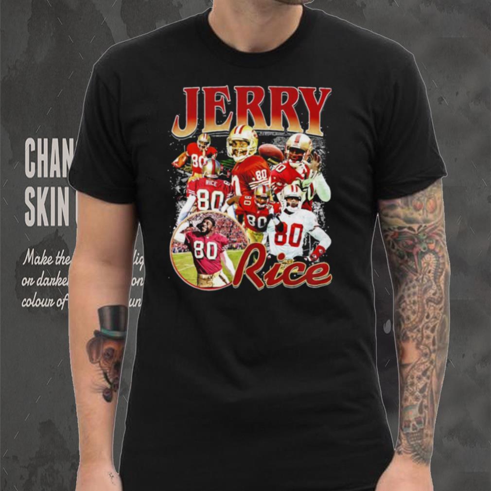 San Francisco 49ers Jerry Rice professional football player honors shirt San Francisco 49ers Jerry Rice professional football player honors shirt