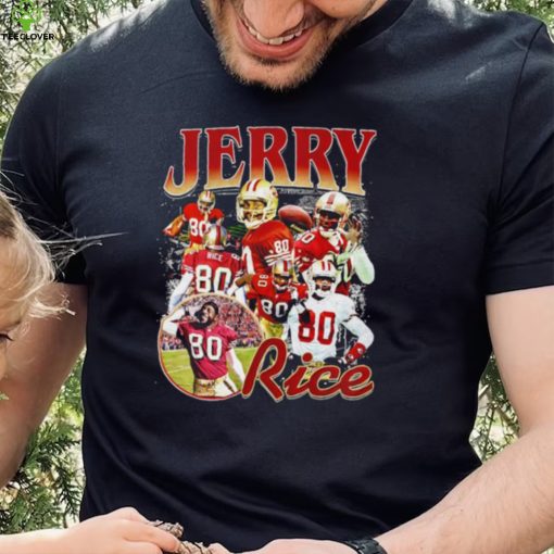 San Francisco 49ers Jerry Rice professional football player honors shirt