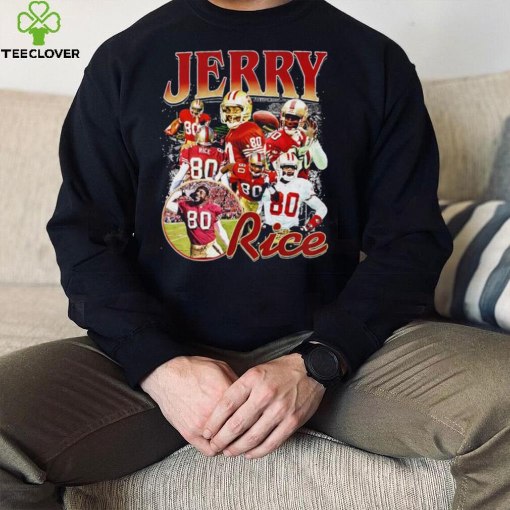 San Francisco 49ers Jerry Rice professional football player honors shirt San Francisco 49ers Jerry Rice professional football player honors shirt