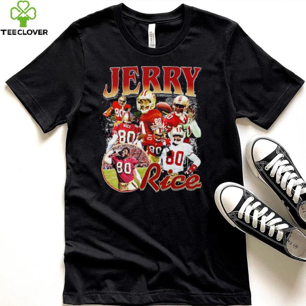 San Francisco 49ers Jerry Rice professional football player honors shirt San Francisco 49ers Jerry Rice professional football player honors shirt