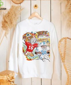 San Francisco 49ers Joe Montana vs Detroit Lions Barry Sanders NFC championship Santa Clara shirt
