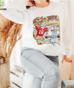 San Francisco 49ers Joe Montana vs Detroit Lions Barry Sanders NFC championship Santa Clara shirt 1 San Francisco 49ers Joe Montana vs Detroit Lions Barry Sanders NFC championship Santa Clara shirt