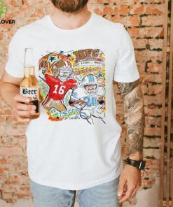 San Francisco 49ers Joe Montana vs Detroit Lions Barry Sanders NFC championship Santa Clara shirt 2 San Francisco 49ers Joe Montana vs Detroit Lions Barry Sanders NFC championship Santa Clara shirt