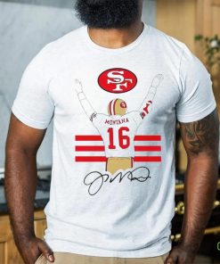 San Francisco 49ers Joseph Montana’s back 16 signature shirt