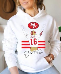 San Francisco 49ers Joseph Montana’s back 16 signature shirt
