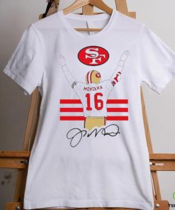 San Francisco 49ers Joseph Montana’s back 16 signature shirt