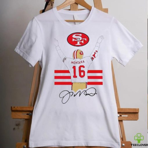 San Francisco 49ers Joseph Montana’s back 16 signature shirt