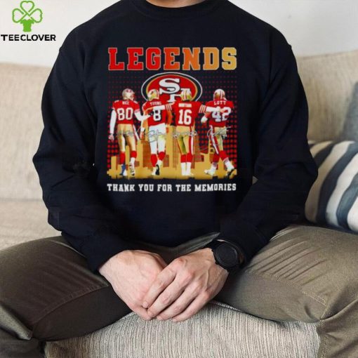 San Francisco 49ers Legends Signature T-Shirt – Show Your Appreciation & Thank You for the Memories