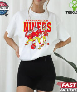 San Francisco 49ers Looney Tunes characters NFL football shirt