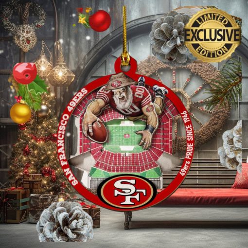 San Francisco 49ers Mascot NFL 2023 Gifts Christmas Decorations Ornament