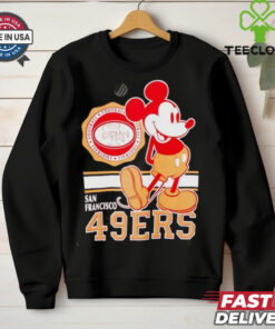 San Francisco 49ers Mickey cartoon funny shirt