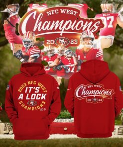 San Francisco 49ers NFC West Champions 2023 Hoodie, Longpants, Cap