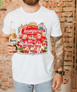 San Francisco 49ers NFC West Champions 2023 players field shirt