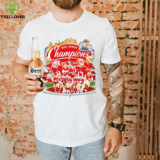 San Francisco 49ers NFC West Champions 2023 players field shirt