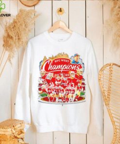 San Francisco 49ers NFC West Champions 2023 players field shirt