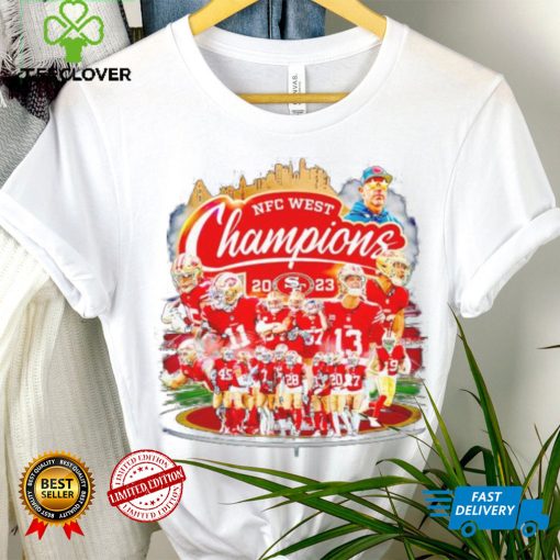San Francisco 49ers NFC West Champions 2023 players field shirt
