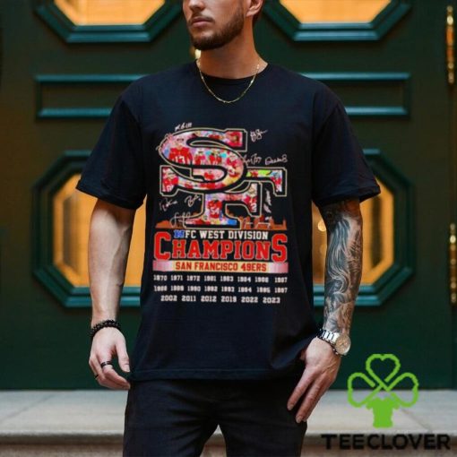 San Francisco 49ers NFC West Division Champions 2023 Players Shirt