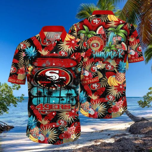 San Francisco 49ers NFL Flower Hawaiian Shirt For Men Women Great Gift For Fans
