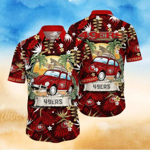 San Francisco 49ers NFL Flower Hawaiian Shirt For Men Women Unique Gift For Fans