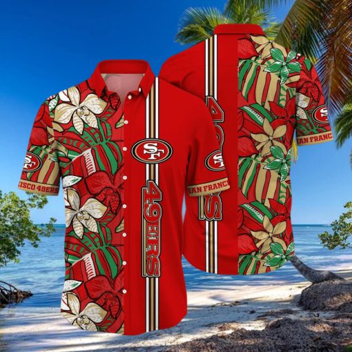 San Francisco 49ers NFL Flower Hawaiian Shirt Unique Gift For Fans