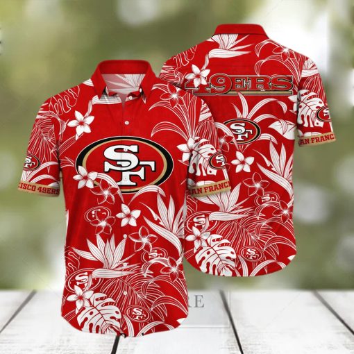 San Francisco 49ers NFL For Sports Fan Full Print Hawaiian Beach Shirt