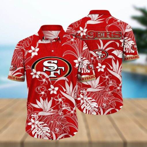 San Francisco 49ers NFL For Sports Fan Full Print Hawaiian Beach Shirt