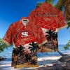 Red Aloha NCAA Ohio State Buckeyes Hawaiian Shirt Best Beach Gift