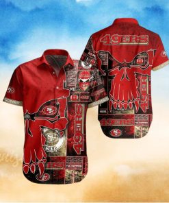 San Francisco 49ers NFL Hawaiian Shirt Skull Printed 3D New Trend Summer For Fans Hot Trend 2023