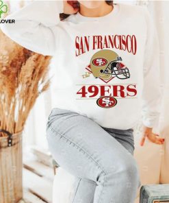 San Francisco 49ers NFL helmet logo retro hoodie, sweater, longsleeve, shirt v-neck, t-shirt