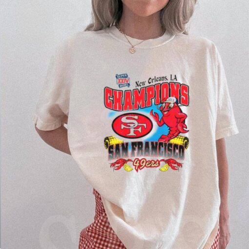 San Francisco 49ers New Orleans Super Bowl Xxiv Champion Shirt