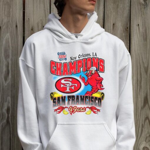 San Francisco 49ers New Orleans Super Bowl Xxiv Champion Shirt