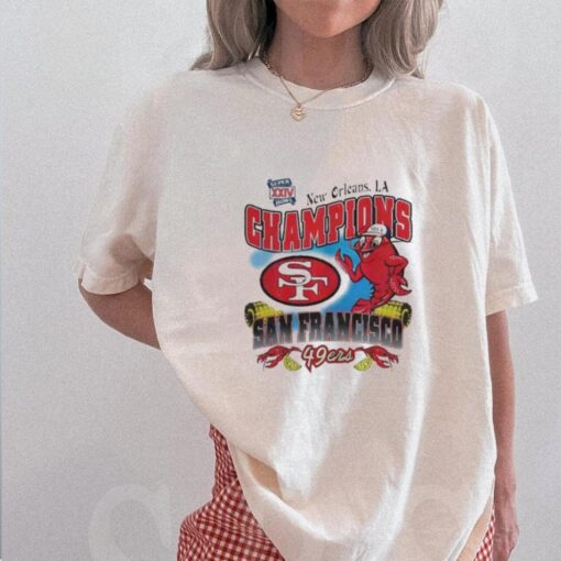 San Francisco 49ers New Orleans Super Bowl Xxiv Champion T Shirt