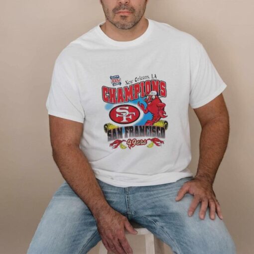 San Francisco 49ers New Orleans Super Bowl Xxiv Champion T Shirt