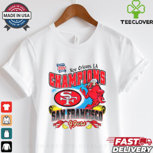 San Francisco 49ers New Orleans Super Bowl Xxiv Champion shirt
