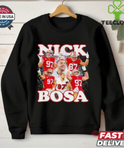 San Francisco 49ers Nick Bosa “Niners Collage” shirt 1 San Francisco 49ers Nick Bosa “Niners Collage” shirt
