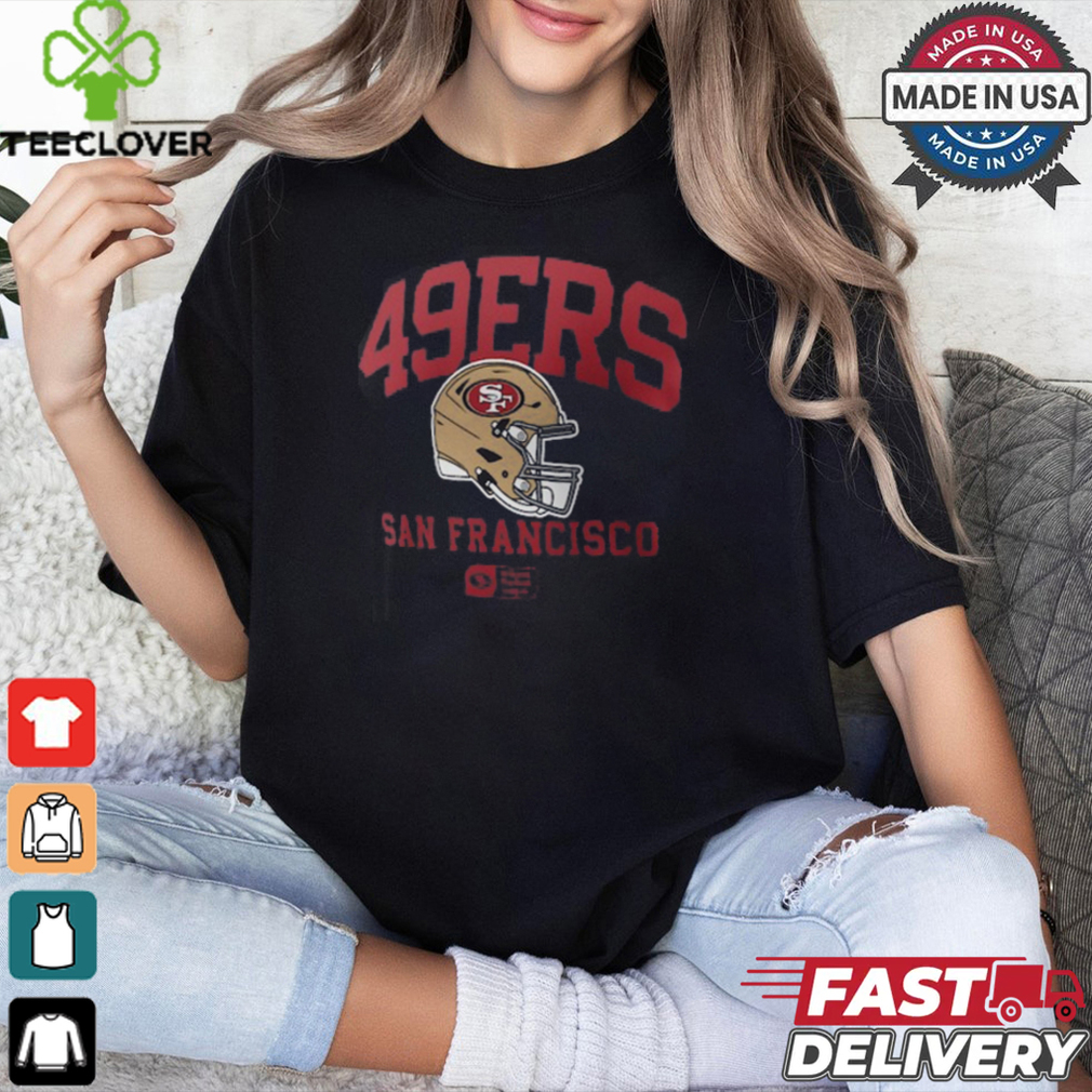 San Francisco 49ers Nike Anthracite Helmet Essential T Shirt San Francisco 49ers Nike Anthracite Helmet Essential T Shirt
