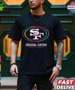 San Francisco 49ers Nike Black 2024 NFL Crucial Catch T Shirt