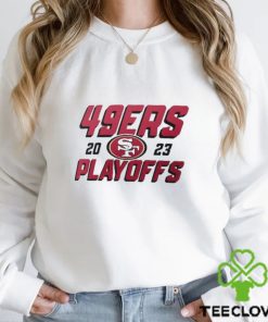 San Francisco 49ers Nike Gray 2023 NFL Playoffs Iconic T Shirt