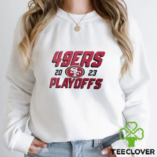 San Francisco 49ers Nike Gray 2023 NFL Playoffs Iconic T Shirt