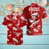 San Francisco 49ers Palm Tree Pattern Hawaiian Shirt For Men And Women Gift Beach Holiday