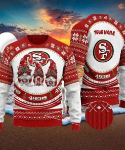 San Francisco 49ers Personalized Name Christmas 3D Ugly Christmas Sweater