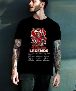 San Francisco 49ers Players Legends Signatures T Shirt