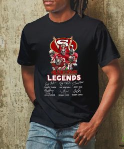San Francisco 49ers Players Legends Signatures T Shirt