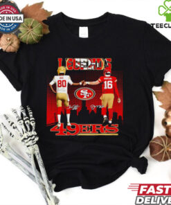 San Francisco 49ers Rice and Montana Legends skyline shirt