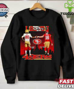 San Francisco 49ers Rice and Montana Legends skyline shirt 1 San Francisco 49ers Rice and Montana Legends skyline shirt