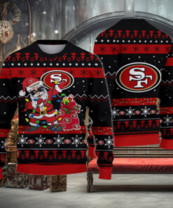 San Francisco 49ers Santa Claus Ugly Christmas Sweater